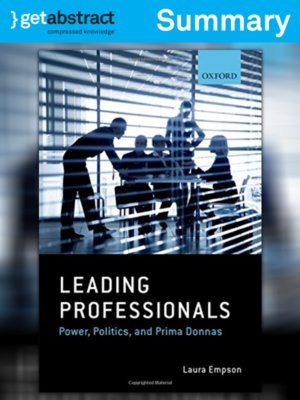 cover image of Leading Professionals (Summary)
